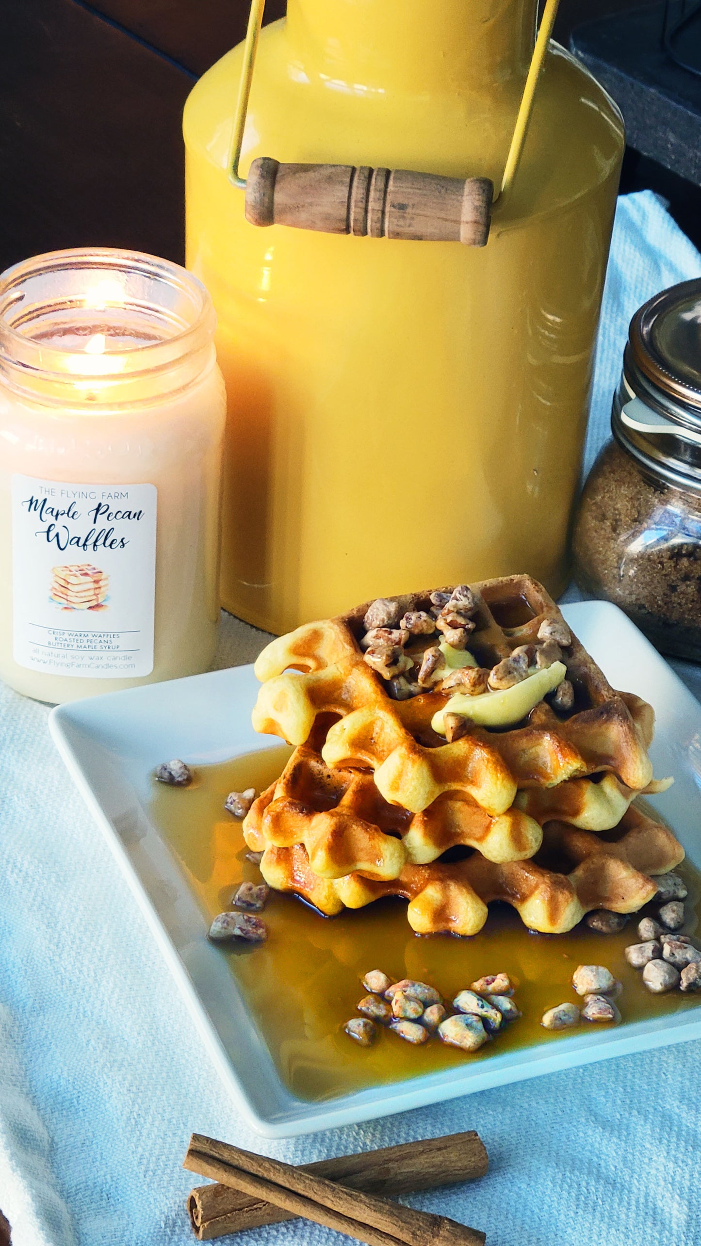 Maple Pecan Waffles