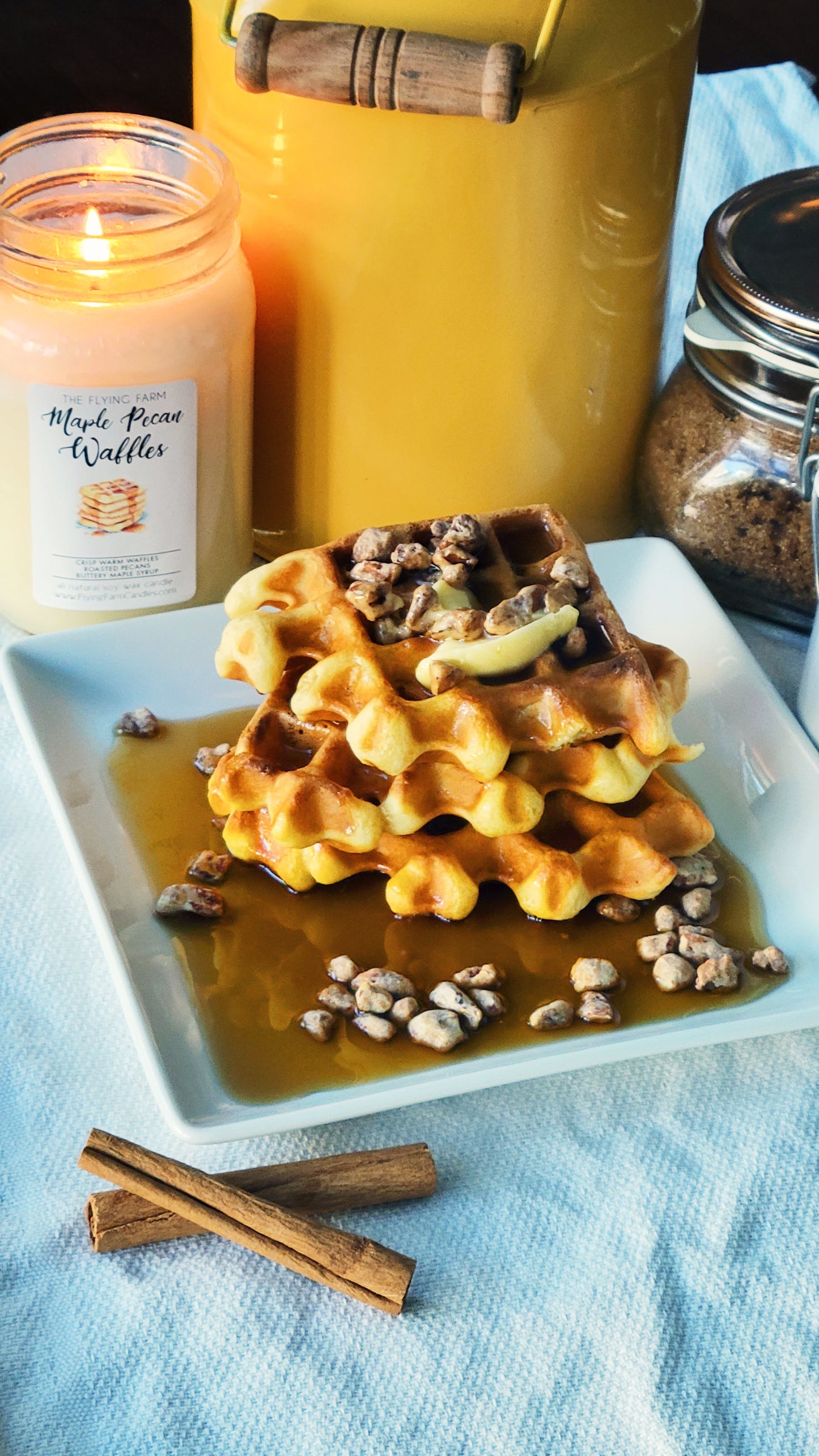 Maple Pecan Waffles