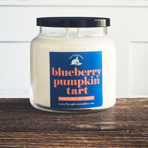 Pumpkin & Blueberry Tart