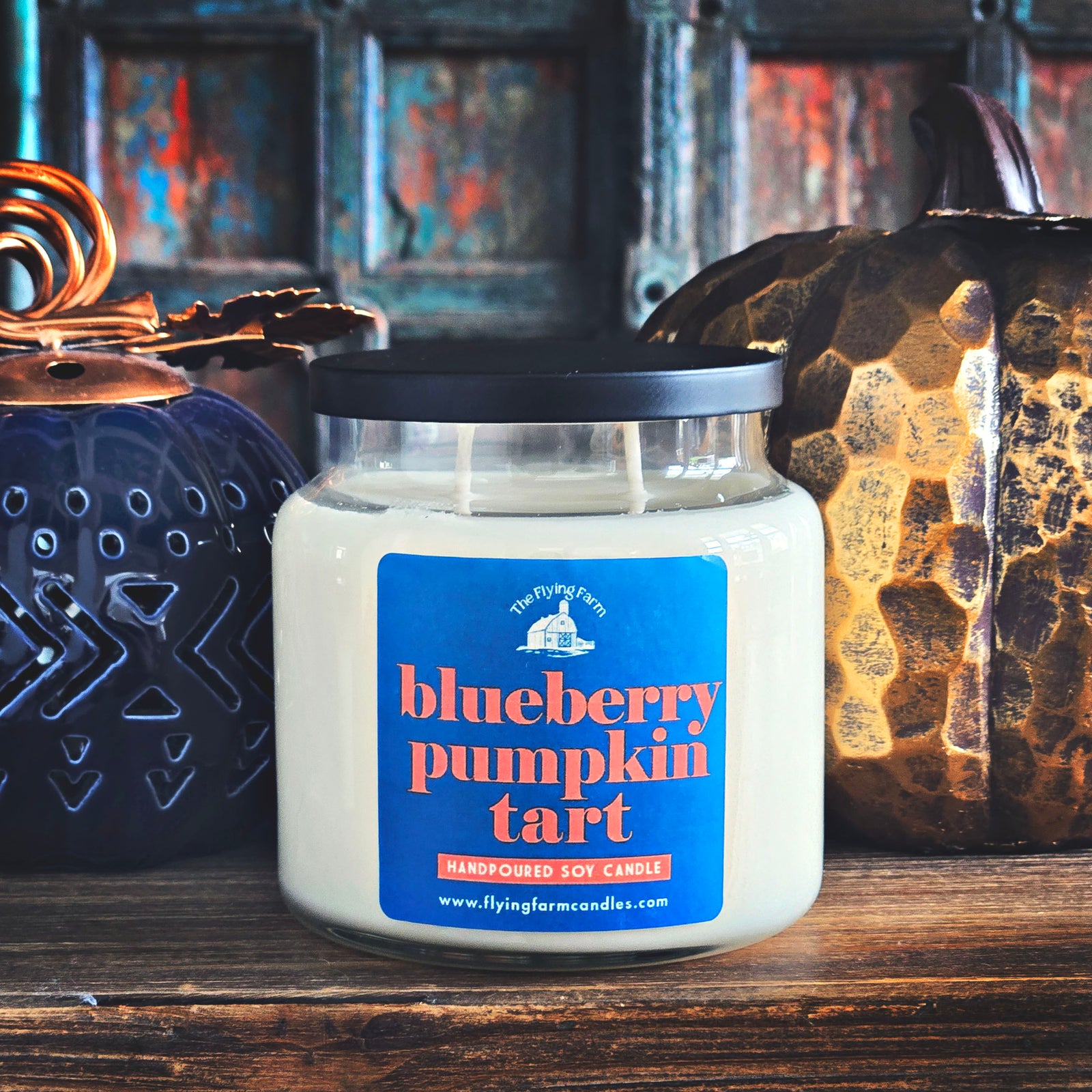 Pumpkin & Blueberry Tart