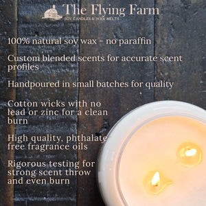 Vanilla Bean Scented Candle - Large Apothecary Jar