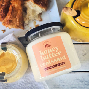 Honey Butter Croissant Scented Candle - Apothecary