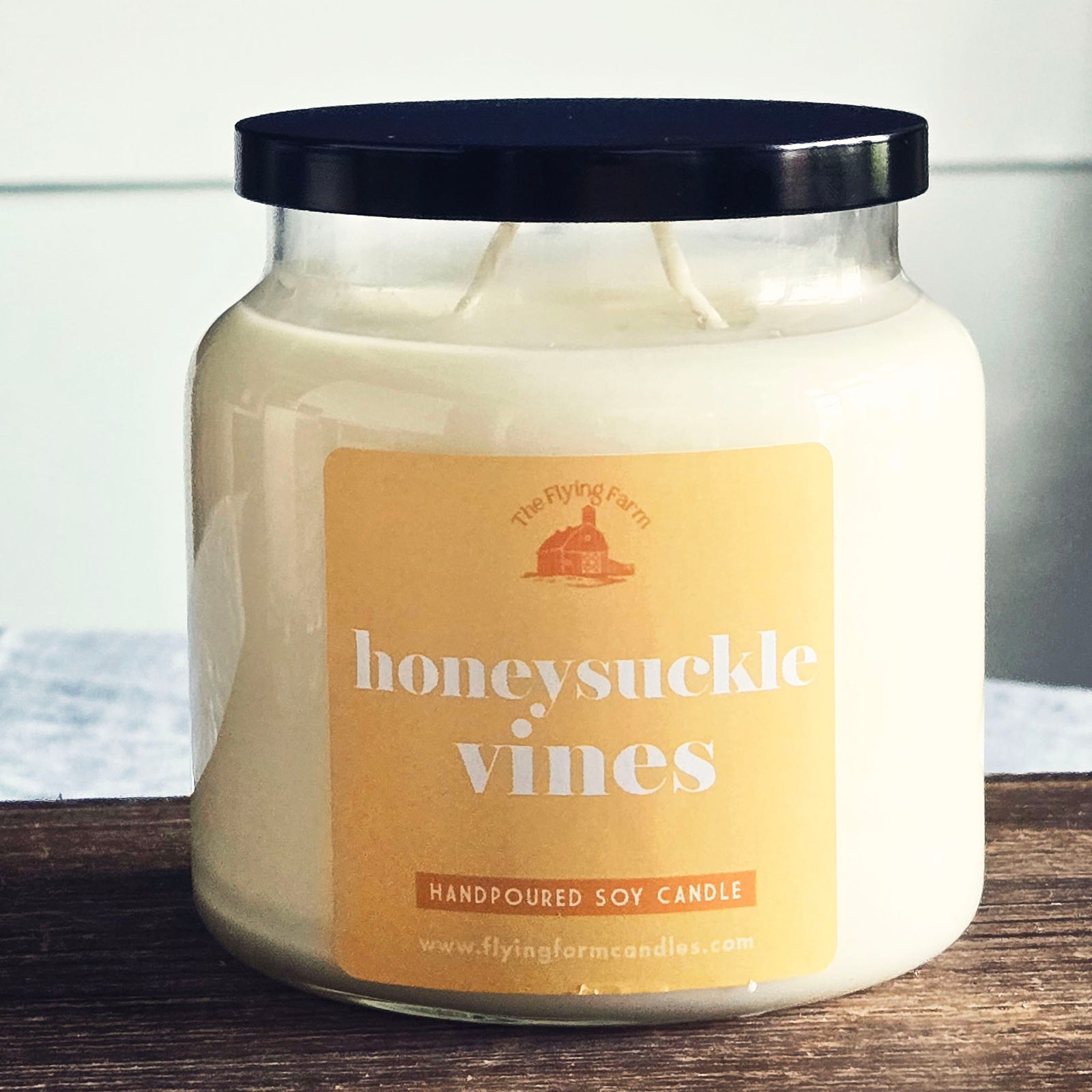 Honeysuckle Vines Scented Candle - Large Apothecary Jar