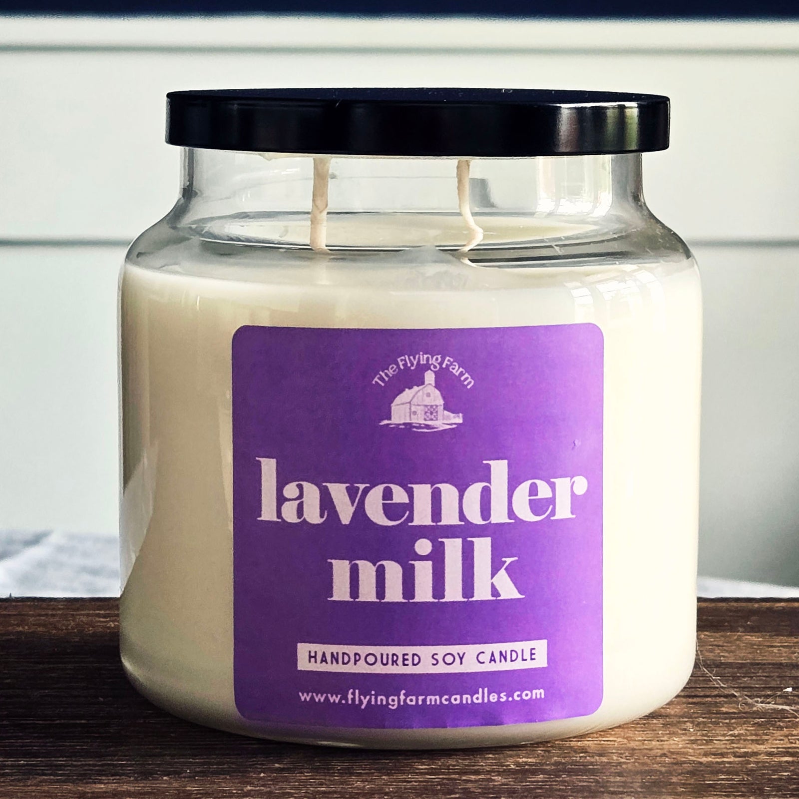 Lavender Milk Scented Candle - Large Apothecary Jar