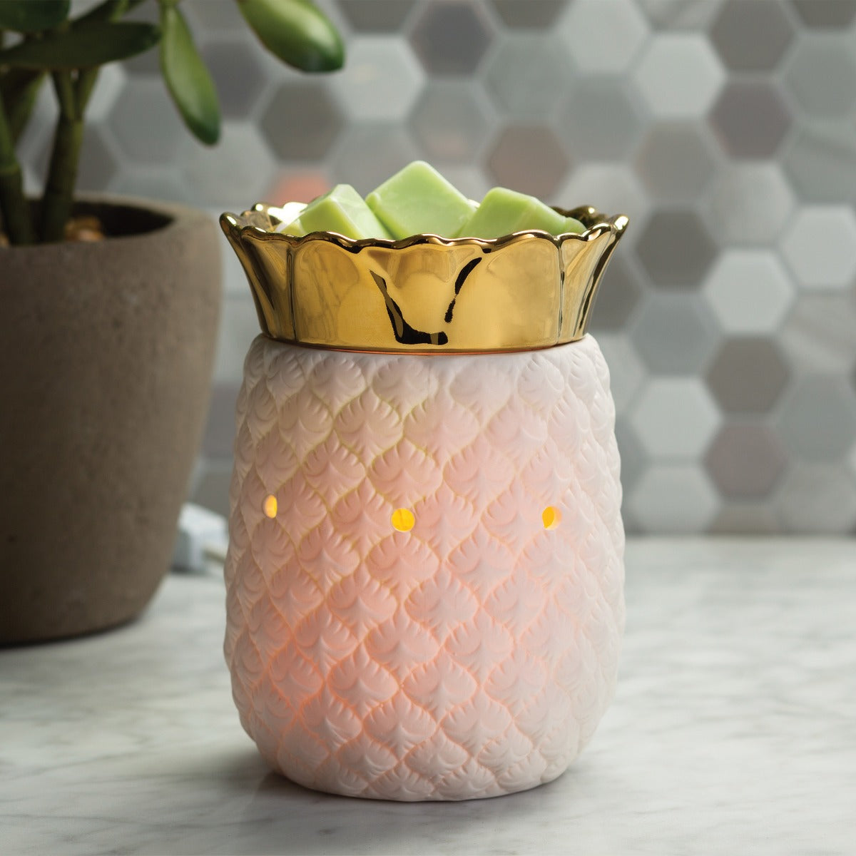 Pineapple Illumination Wax Warmer + Melt