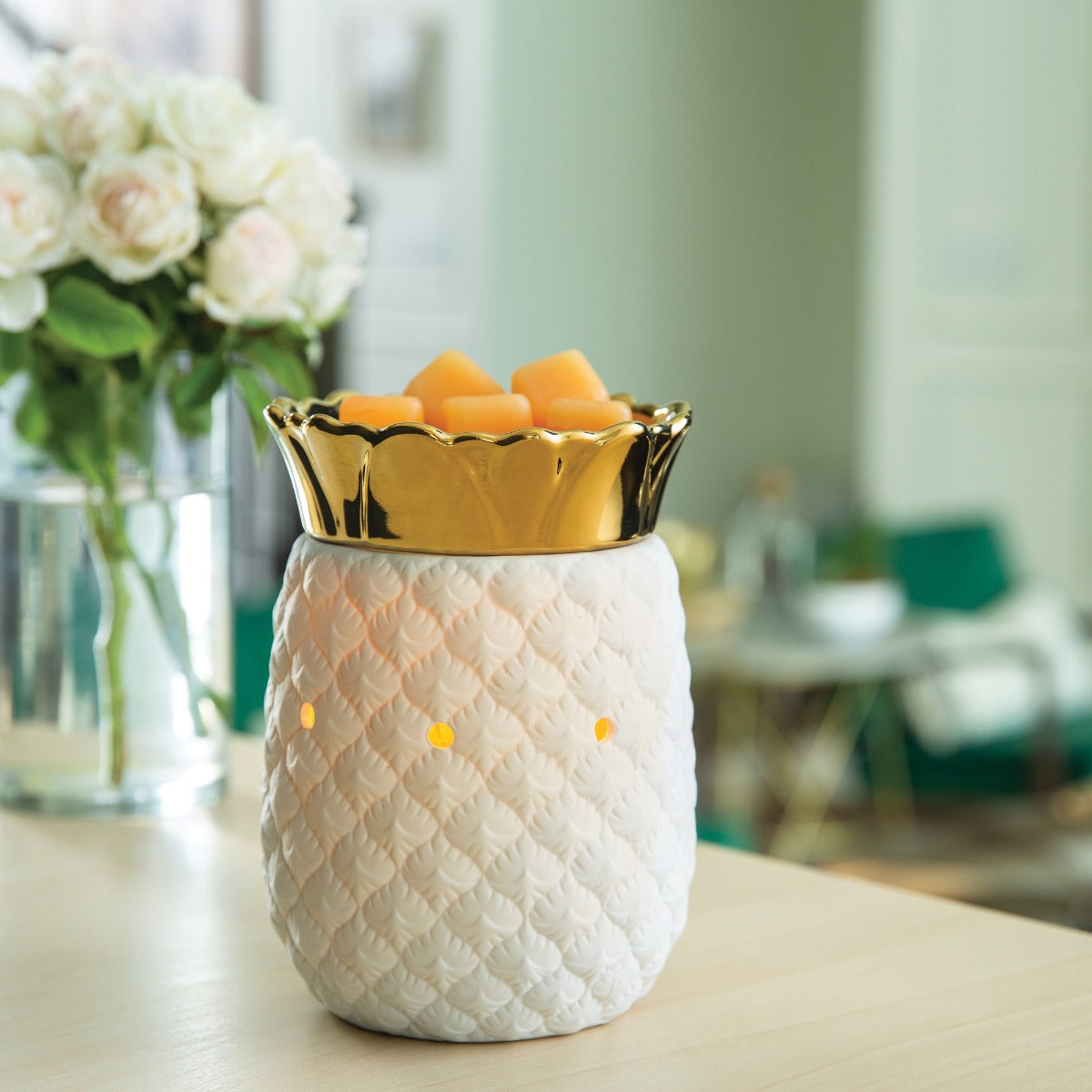 Pineapple Illumination Wax Warmer + Melt