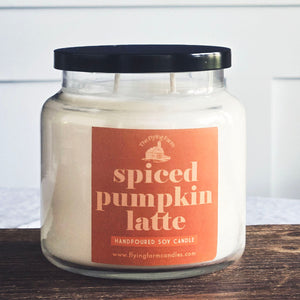 Spiced Pumpkin Latte - Scented Candle - Apothecary