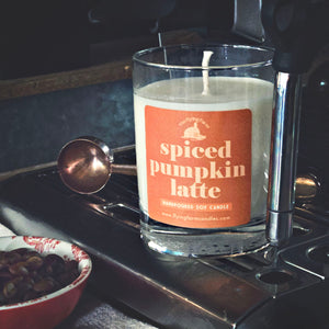 Spiced Pumpkin Latte - Scented Candle - Tumbler