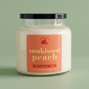 Sunkissed Peach Scented Candle - Apothecary