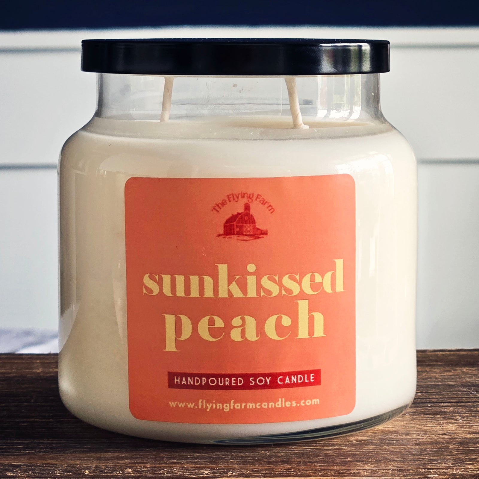 Sunkissed Peach Scented Candle - Apothecary