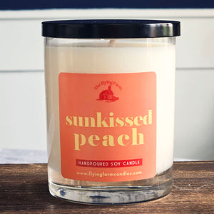 Sunkissed Peach Scented Candle - Tumbler