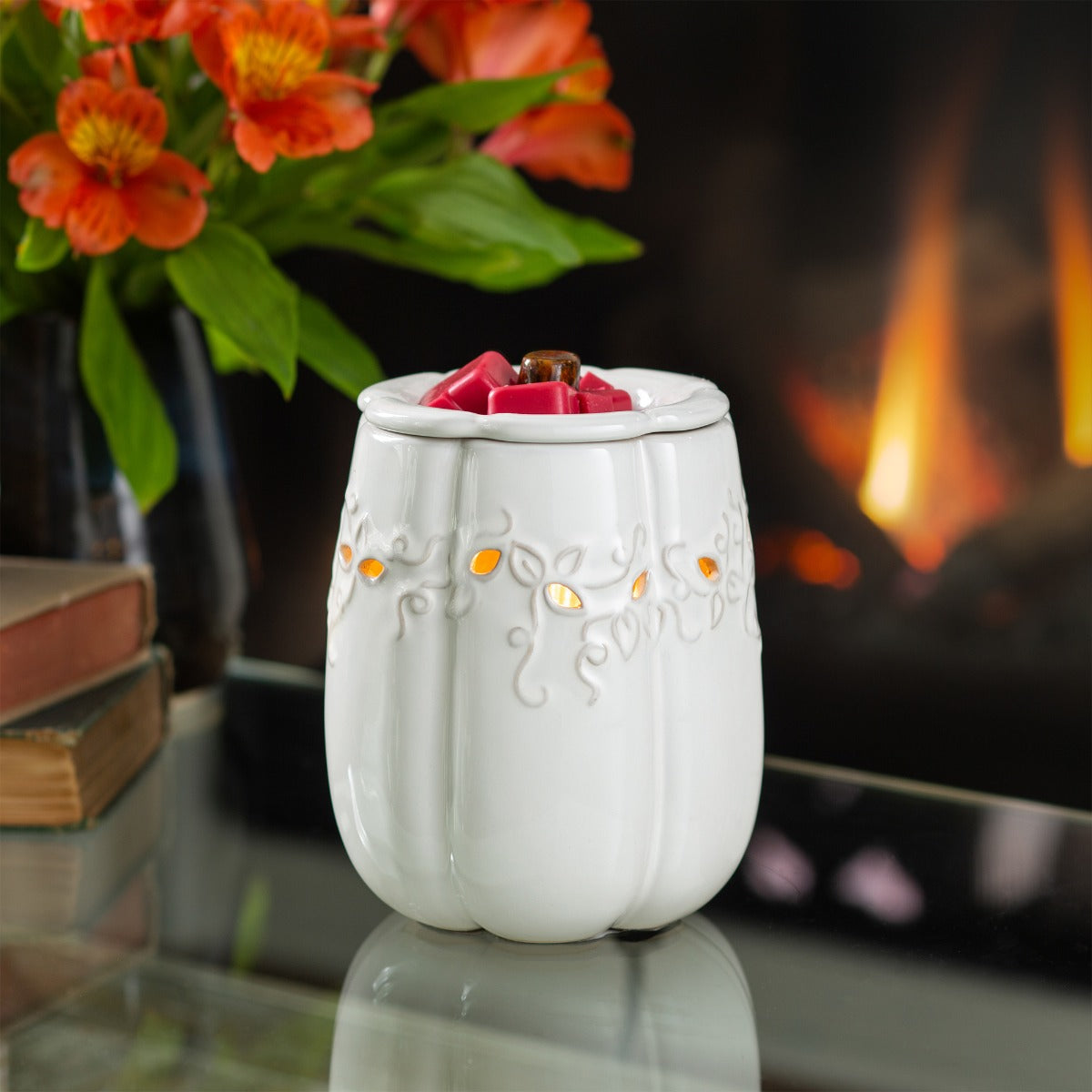 White Pumpkin Illumination Wax Warmer + Melt