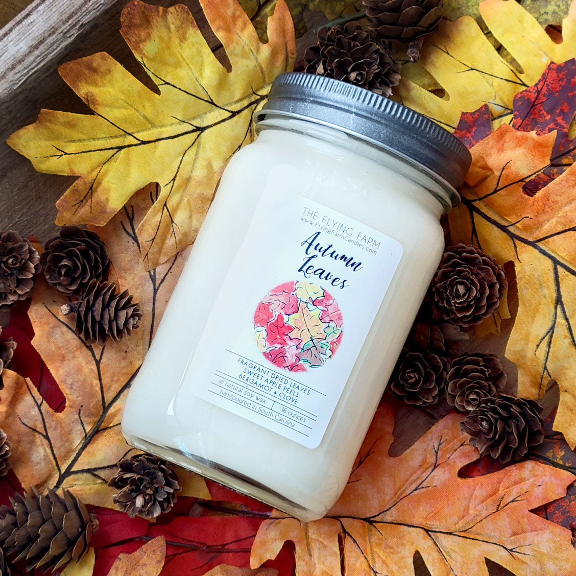 Autumn Leaves Candle