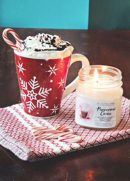 Peppermint Hot Chocolate Candle